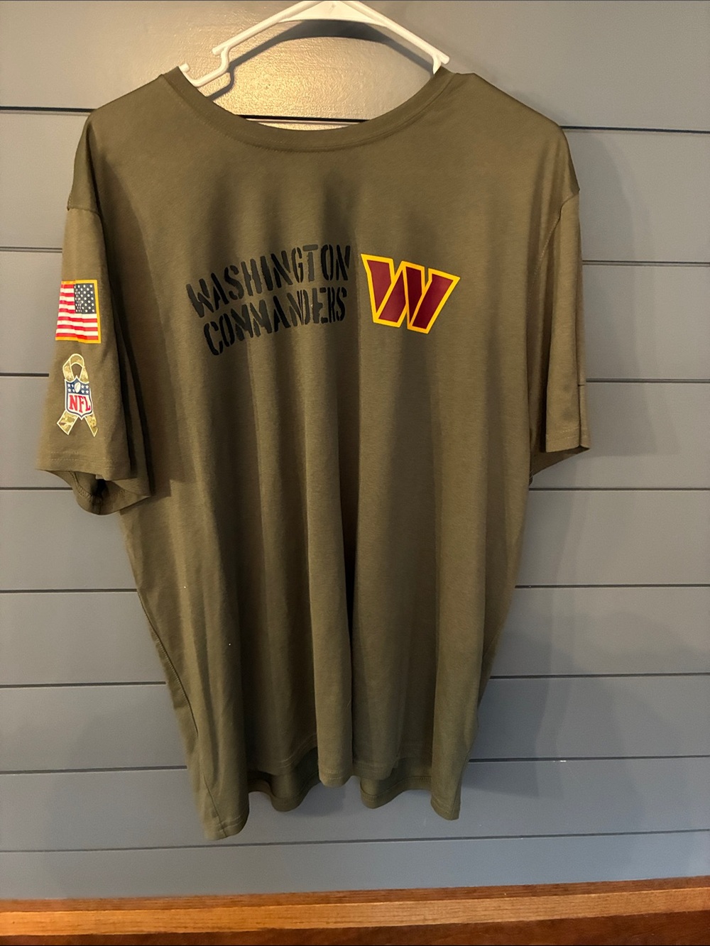 Nike NFL Washington Commanders Salute to Service Olive Short Sleeve Tee